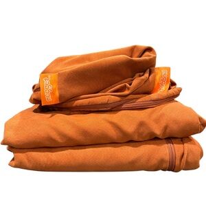 Nugget Couch cover Rust orange retired 4 piece set